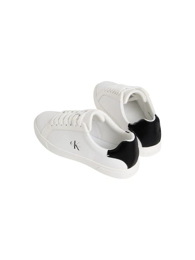 Calvin Klein Plateausneaker »LOW PRO CUPS LTH ML« Schnürschuh, Halbschuh, Freizeitsneaker mit seitlichem Logo