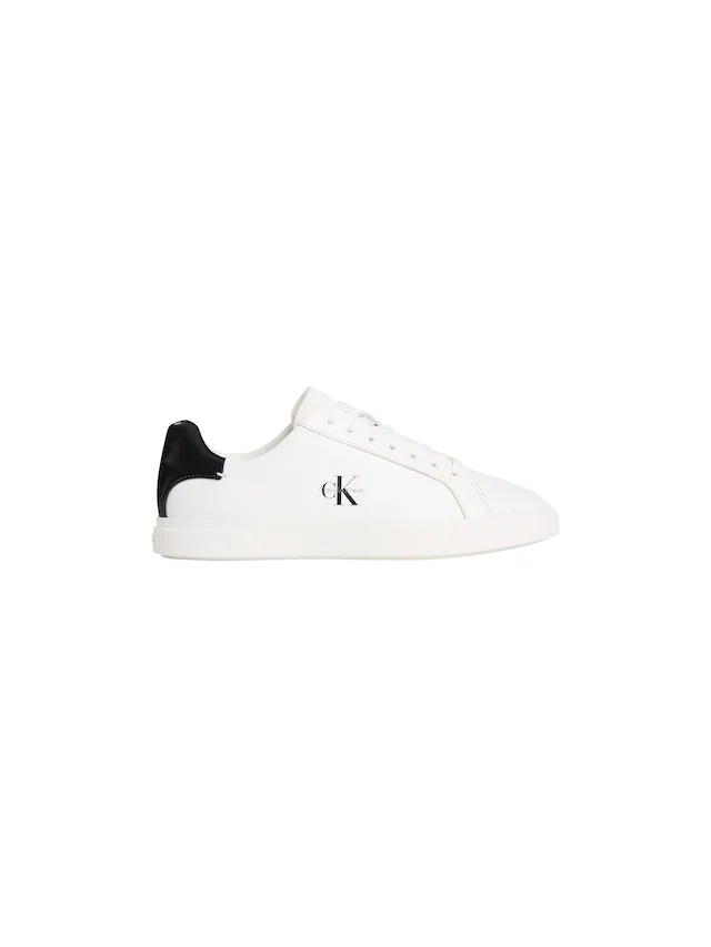 Calvin Klein Plateausneaker »LOW PRO CUPS LTH ML« Schnürschuh, Halbschuh, Freizeitsneaker mit seitlichem Logo