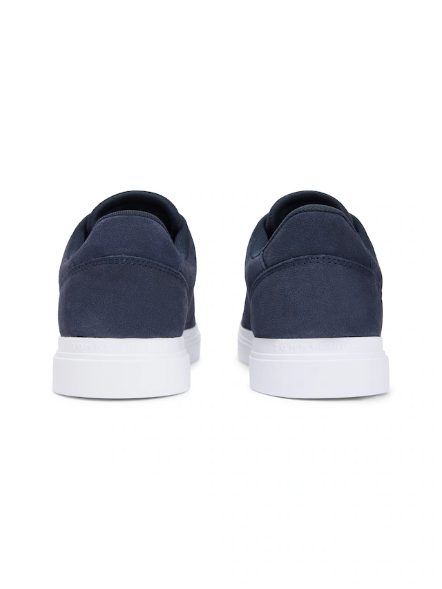 Tommy Hilfiger Plateausneaker »TH FEMININE CUPSOLE SUEDE« Freizeitschuh, Halbschuh, Schnürer mit Logoschriftzügen