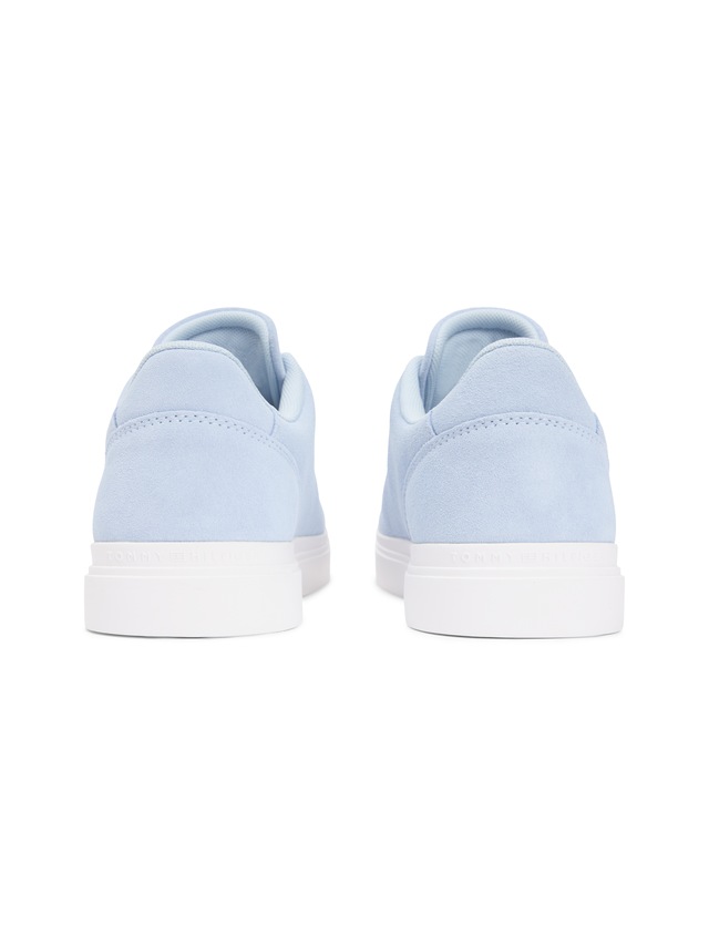 Tommy Hilfiger Plateausneaker »TH FEMININE CUPSOLE SUEDE« Freizeitschuh, Halbschuh, Schnürer mit Logoschriftzügen