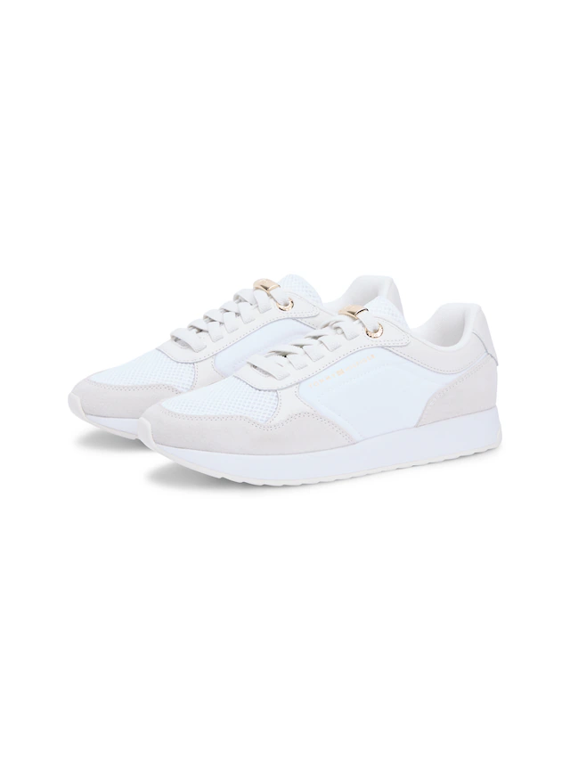 Tommy Hilfiger Plateausneaker »TH CHIC EVA RUNNER MESH« Freizeitschuh, Halbschuh, Slipper mit elastischen Schnürsenkeln