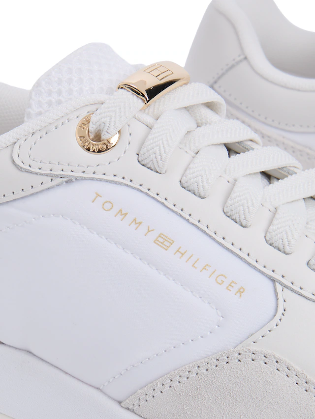 Tommy Hilfiger Plateausneaker »TH CHIC EVA RUNNER MESH« Freizeitschuh, Halbschuh, Slipper mit elastischen Schnürsenkeln