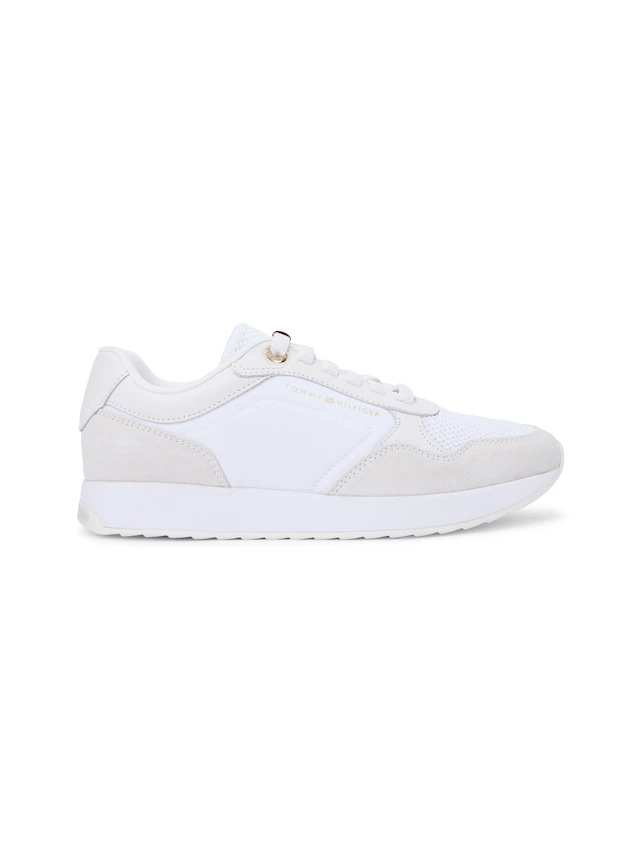 Tommy Hilfiger Plateausneaker »TH CHIC EVA RUNNER MESH« Freizeitschuh, Halbschuh, Slipper mit elastischen Schnürsenkeln