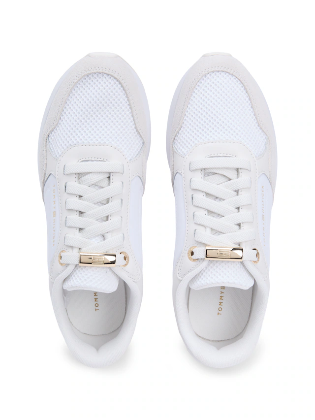 Tommy Hilfiger Plateausneaker »TH CHIC EVA RUNNER MESH« Freizeitschuh, Halbschuh, Slipper mit elastischen Schnürsenkeln