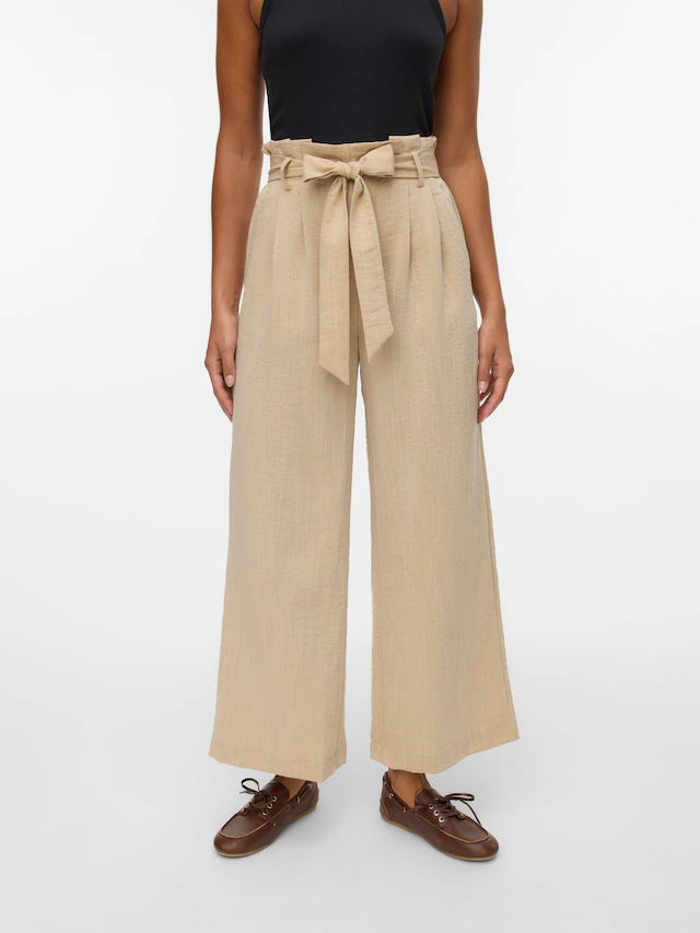 Vero Moda Paperbag-Hose »VMSYDNEY HW PAPERBAG ANKLE PANT NOOS« Materialmix