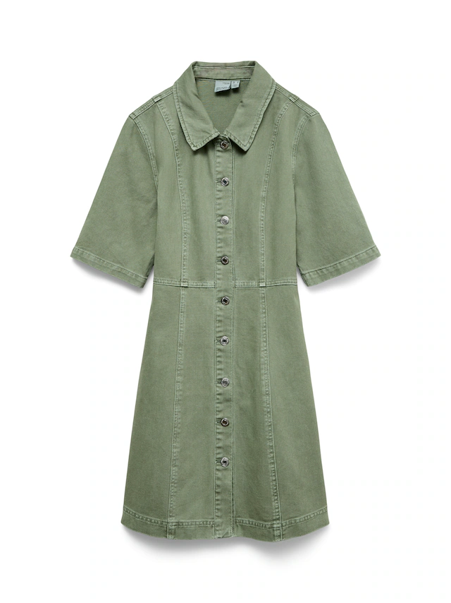 Vero Moda Jeanskleid »VMDAISY 2/4 SHORT DENIM DRESS NOOS« Baumwolle