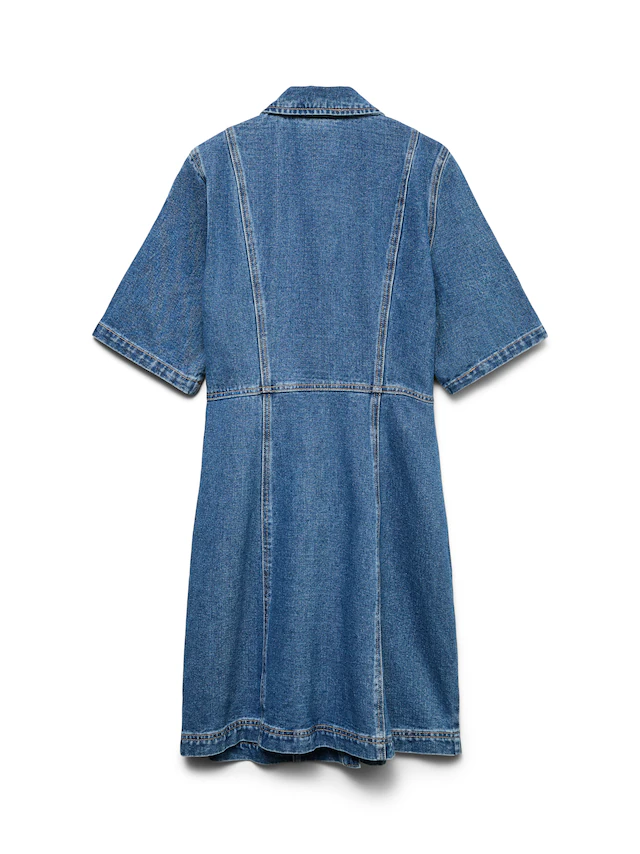 Vero Moda Jeanskleid »VMDAISY 2/4 SHORT DENIM DRESS NOOS« Baumwolle