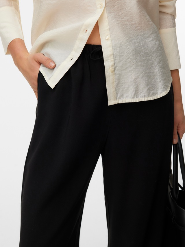 Vero Moda Schlupfhose »VMKATIE LOOSE PANT WVN NOOS« Materialmix