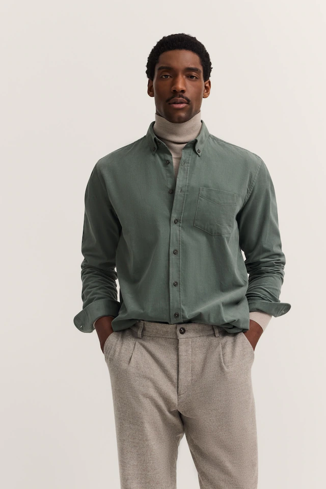 bugatti Langarmhemd »Soft Cotton« im Modern Fit mit Button-Down-Kragen