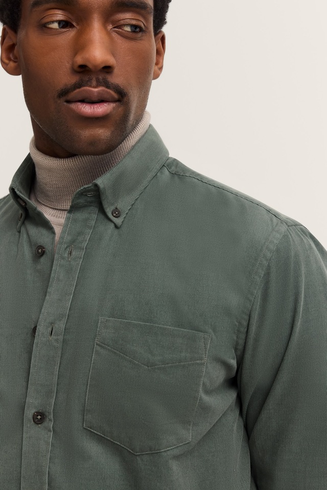 bugatti Langarmhemd »Soft Cotton« im Modern Fit mit Button-Down-Kragen