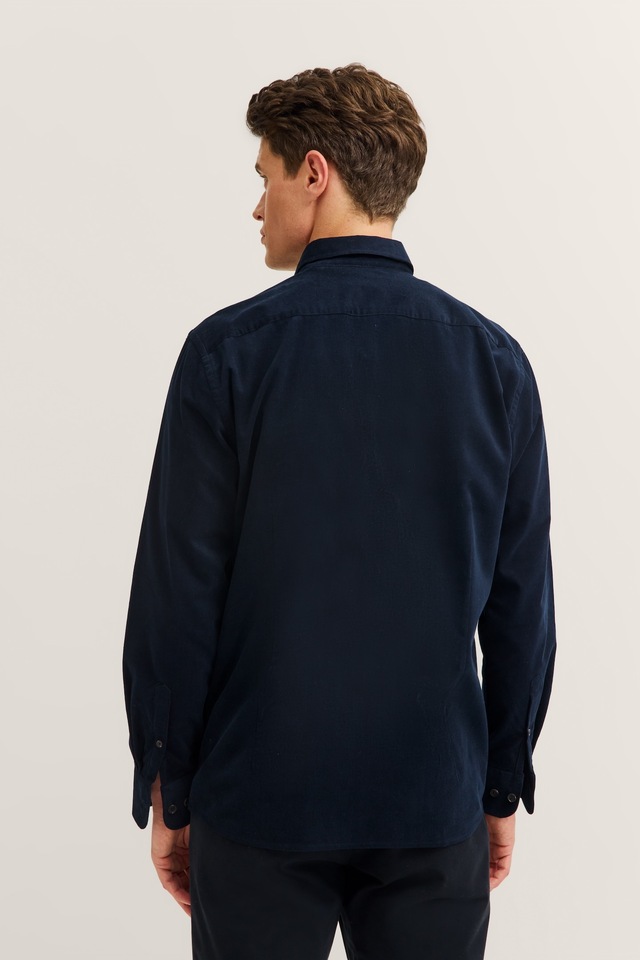 bugatti Langarmhemd »Soft Cotton« im Modern Fit mit Button-Down-Kragen