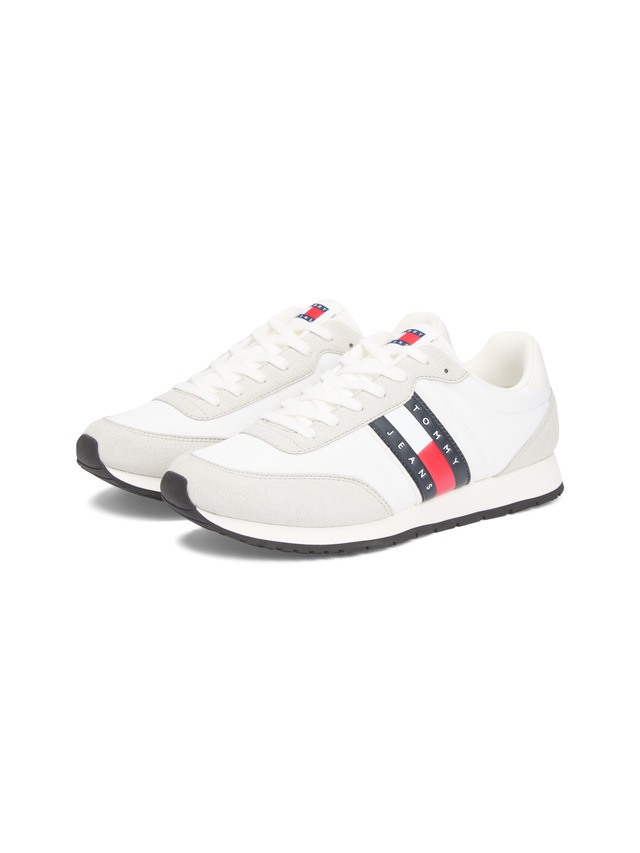 Tommy Jeans Sneaker »TJM CLASSIC RUNNER« Freizeitschuh, Halbschuh, Schnürer mit Kontrastbesätzen