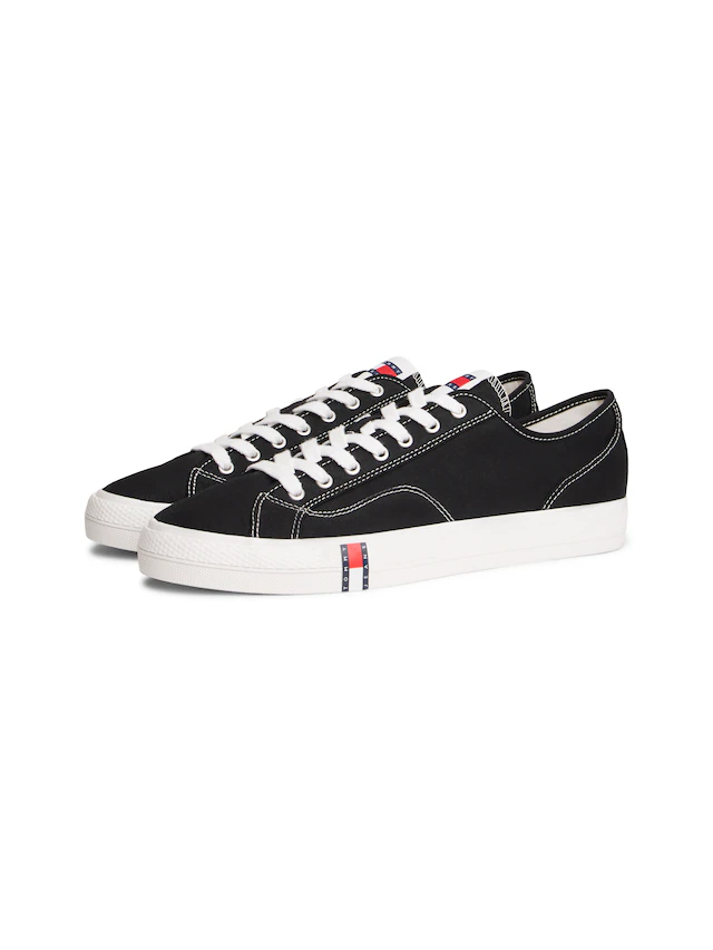 Tommy Jeans Sneaker »ARCHIVE VULC Y2K« Freizeitschuh, Halbschuh, Schnürschuh mit Logoflagge im Plateau