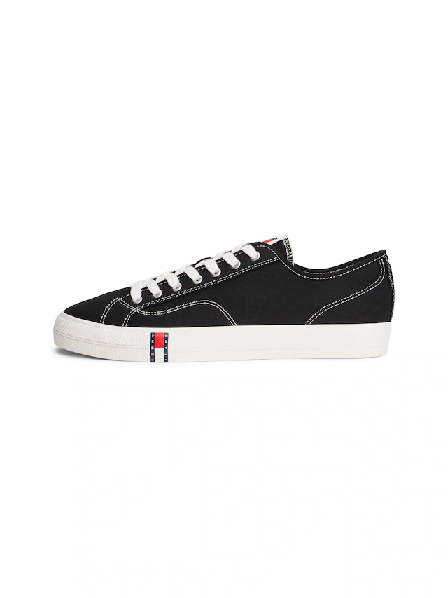 Tommy Jeans Sneaker »ARCHIVE VULC Y2K« Freizeitschuh, Halbschuh, Schnürschuh mit Logoflagge im Plateau