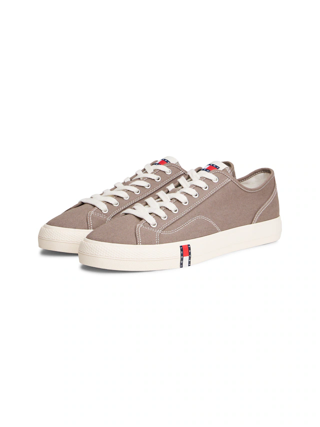 Tommy Jeans Sneaker »ARCHIVE VULC Y2K« Freizeitschuh, Halbschuh, Schnürschuh mit Logoflagge im Plateau