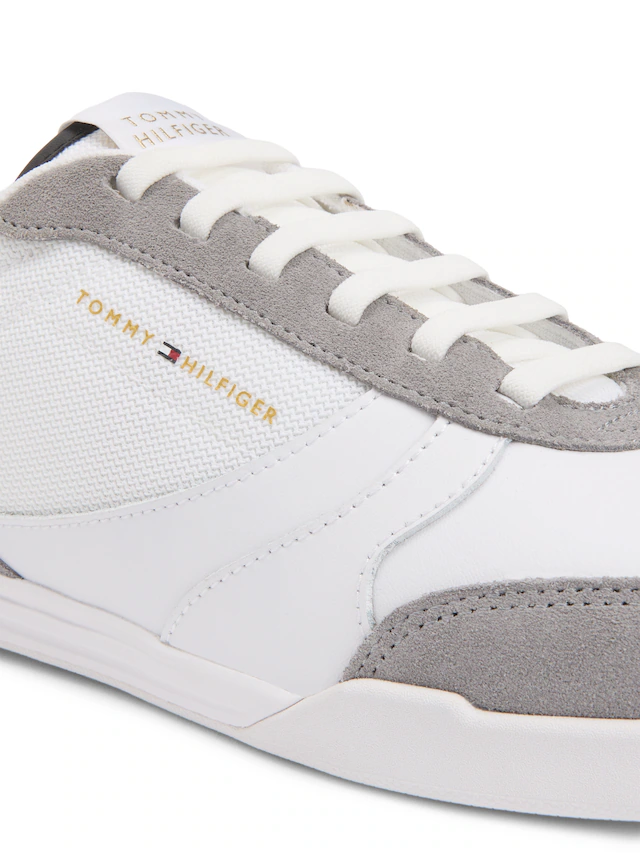 Tommy Hilfiger Slip-On Sneaker »LOPRO LTH MIX RWB« Freizeitschuh, Halbschuh, Schlüpfschuh mit Kontrastbesatz an der Ferse