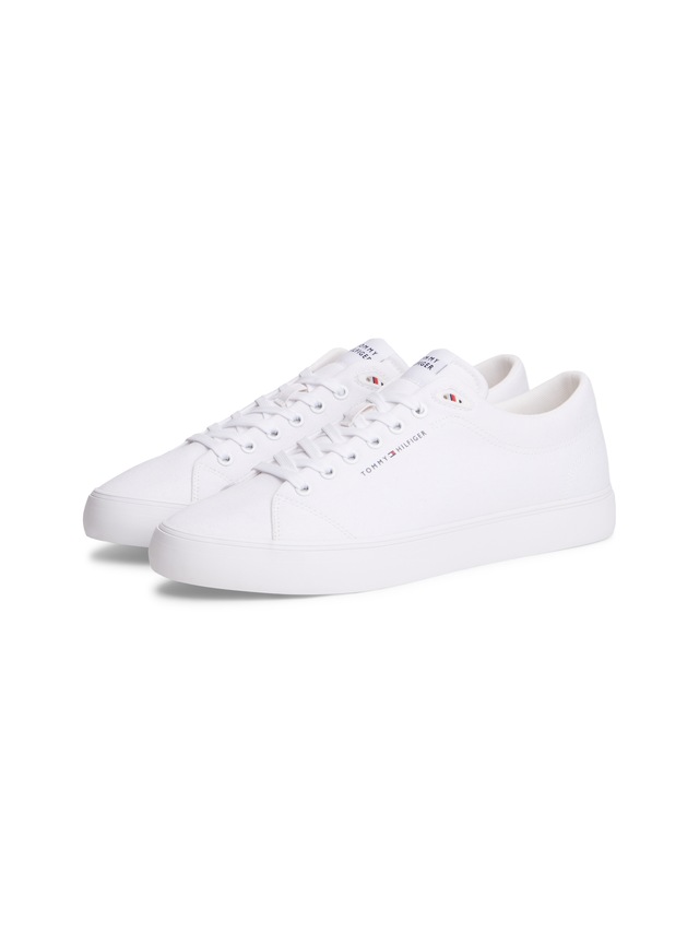 Tommy Hilfiger Sneaker »HARLEM CORE II CVS« Freizeitschuh, Halbschuh, Schnürer mit Logo-Aufnäher an der Schuhzunge