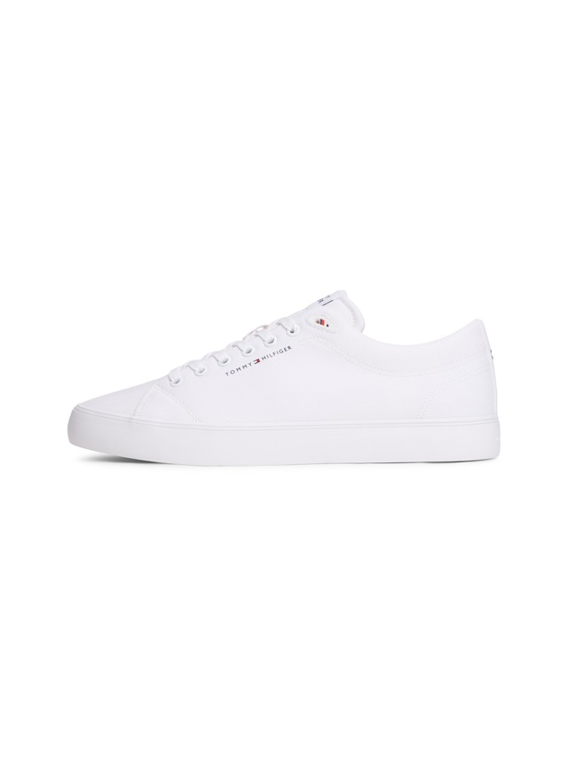 Tommy Hilfiger Sneaker »HARLEM CORE II CVS« Freizeitschuh, Halbschuh, Schnürer mit Logo-Aufnäher an der Schuhzunge