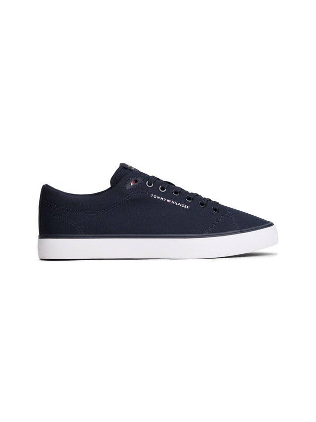 Tommy Hilfiger Sneaker »HARLEM CORE II CVS« Freizeitschuh, Halbschuh, Schnürer mit Logo-Aufnäher an der Schuhzunge