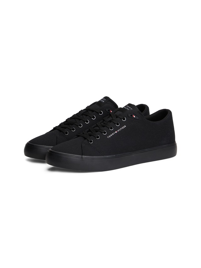 Tommy Hilfiger Sneaker »HARLEM CORE II CVS« Freizeitschuh, Halbschuh, Schnürer mit Logo-Aufnäher an der Schuhzunge
