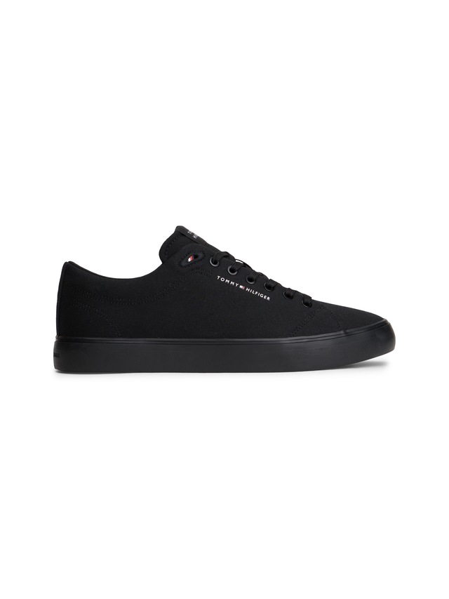 Tommy Hilfiger Sneaker »HARLEM CORE II CVS« Freizeitschuh, Halbschuh, Schnürer mit Logo-Aufnäher an der Schuhzunge