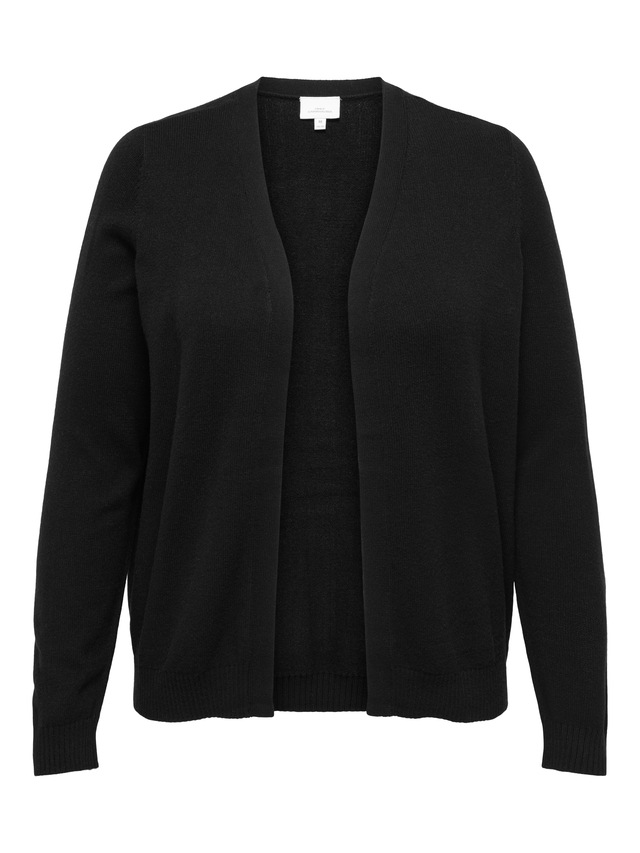 ONLY CARMAKOMA Strickjacke »CARPRINCESS LS SHORT CARDI NOOS« Viskosemischung