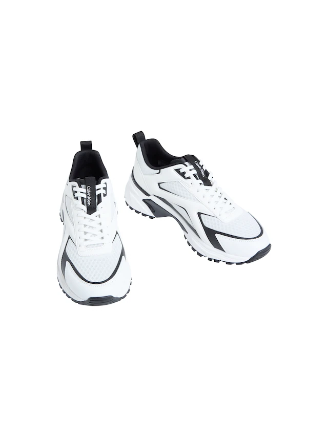 Calvin Klein Sneaker »HIKE RUNNER LACEUP STRIP M-LT« Ugly-Schnürer, Halbschuh, Freizeitsneaker mit Profilsohle