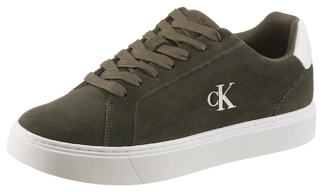 Calvin Klein Jeans Sneaker »CLASSIC CUPSOLE LACEUP SU« Schnürschuh, Halbschuh, Freizeitsneaker mit seitlichem CK-Logo