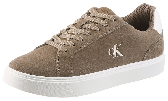 Calvin Klein Jeans Sneaker »CLASSIC CUPSOLE LACEUP SU« Schnürschuh, Halbschuh, Freizeitsneaker mit seitlichem CK-Logo