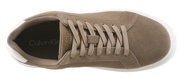 Calvin Klein Jeans Sneaker »CLASSIC CUPSOLE LACEUP SU« Schnürschuh, Halbschuh, Freizeitsneaker mit seitlichem CK-Logo