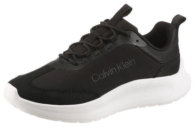 Calvin Klein Sneaker »LIGHT EVA RUNNER« Freizeitsneaker, Halbschuh, Schnürschuh mit CK-Logo