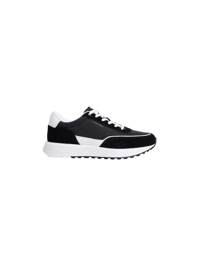 Calvin Klein Sneaker »CITY RUNNER LACEUP NY MIX« Chunky Sneaker, Freizeitschuh, Schnürer mit CK-Logo