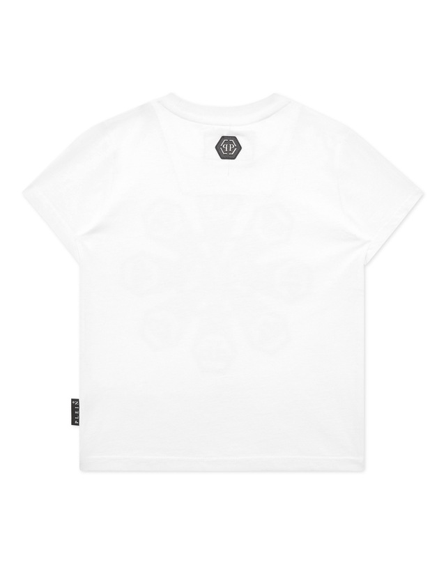 PHILIPP PLEIN T-Shirt »Monogram Mit Schmucksteinen«