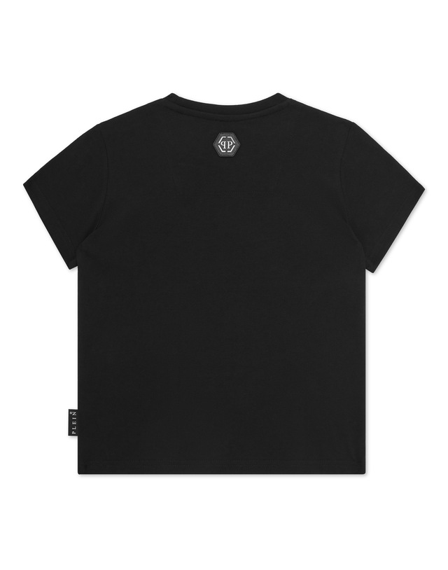 PHILIPP PLEIN T-Shirt »Monogram Mit Schmucksteinen«