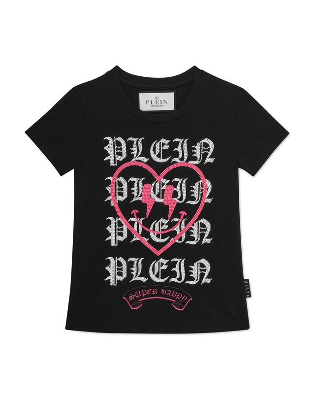 PHILIPP PLEIN T-Shirt »Heart Mit Schmucksteinen«