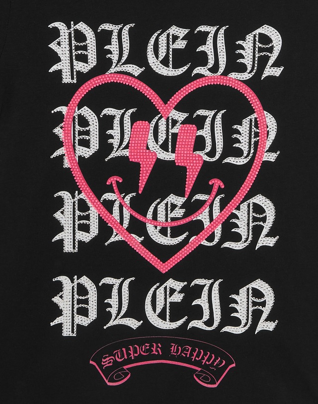 PHILIPP PLEIN T-Shirt »Heart Mit Schmucksteinen«