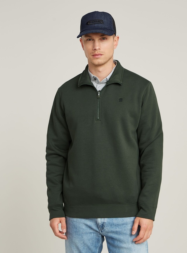 G-STAR Longpullover »Premium Core Half Zip Sweater«