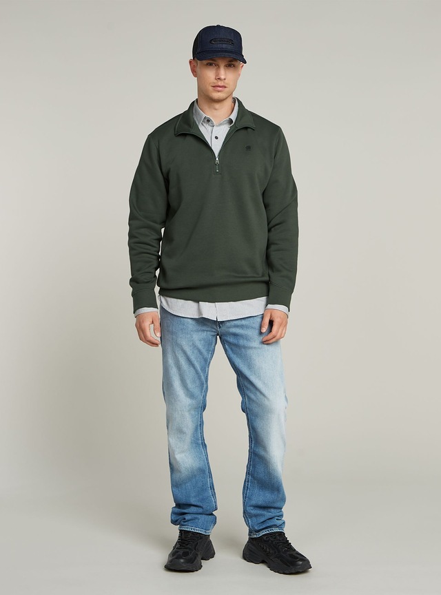 G-STAR Longpullover »Premium Core Half Zip Sweater«
