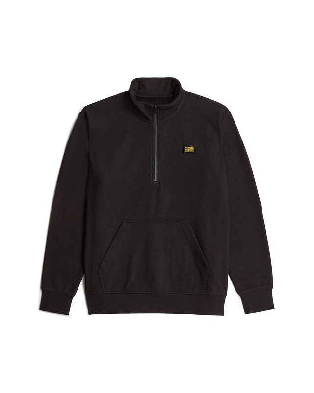 G-STAR Longpullover »Half Zip Sweatshirt Label Badge«
