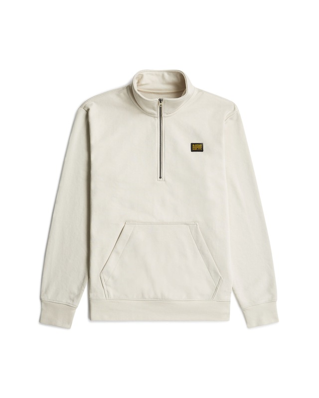 G-STAR Longpullover »Half Zip Sweatshirt Label Badge«