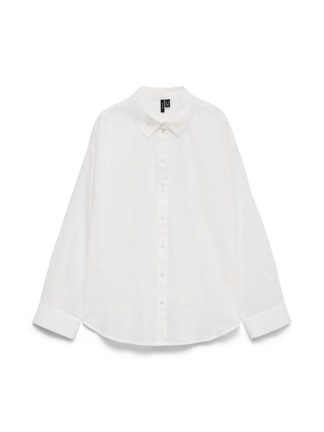 Vero Moda Langarmbluse »VMODONA LS SHIRT WVN NOOS« Baumwolle, regular fit