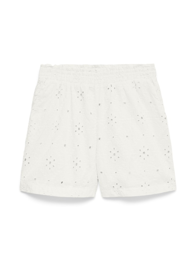 Vero Moda Shorts »VMELIZA HW SHORTS WVN NOOS« Baumwolle, high waist, Allover - Stickerei