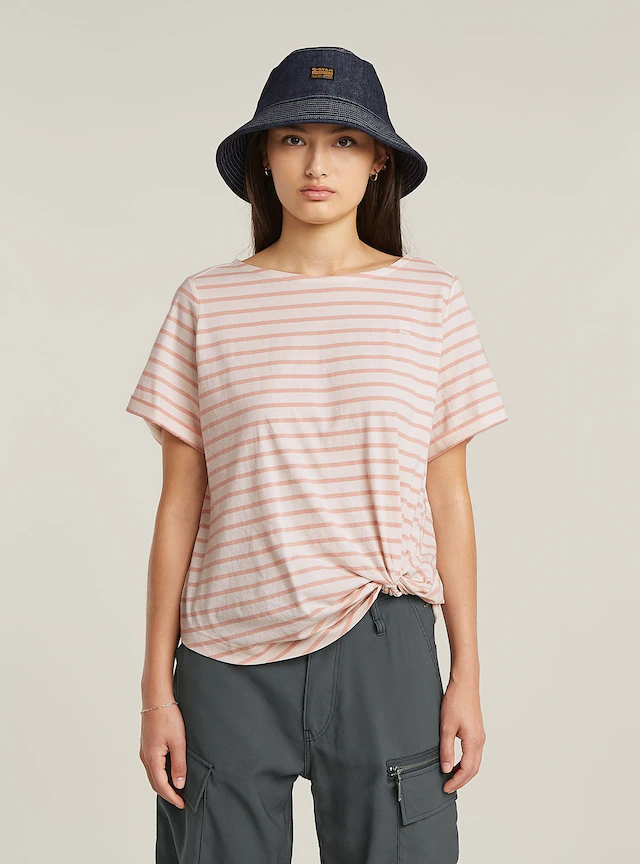 G-STAR T-Shirt »Striped Knot T-Shirt«