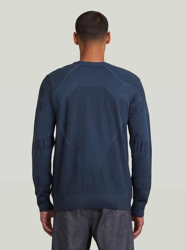G-STAR Longpullover »3D Biker Ribbed Knit Pullover«