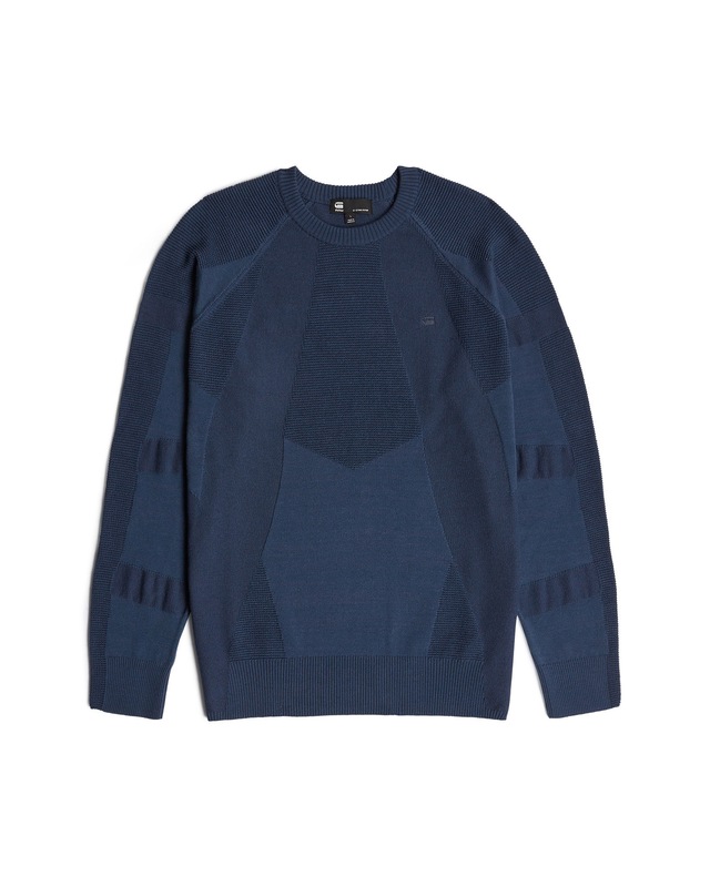 G-STAR Longpullover »3D Biker Ribbed Knit Pullover«