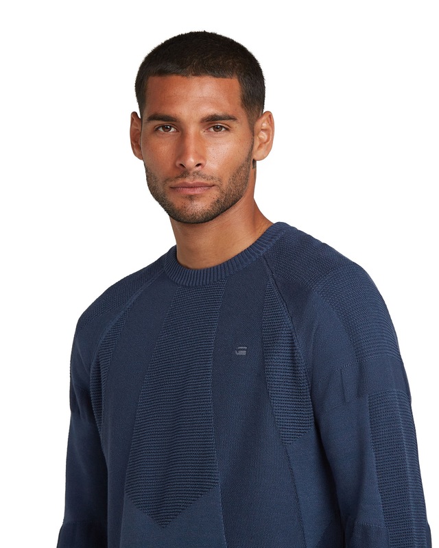 G-STAR Longpullover »3D Biker Ribbed Knit Pullover«