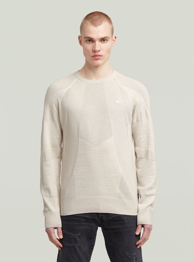 G-STAR Longpullover »3D Biker Ribbed Knit Pullover«