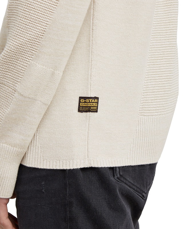 G-STAR Longpullover »3D Biker Ribbed Knit Pullover«