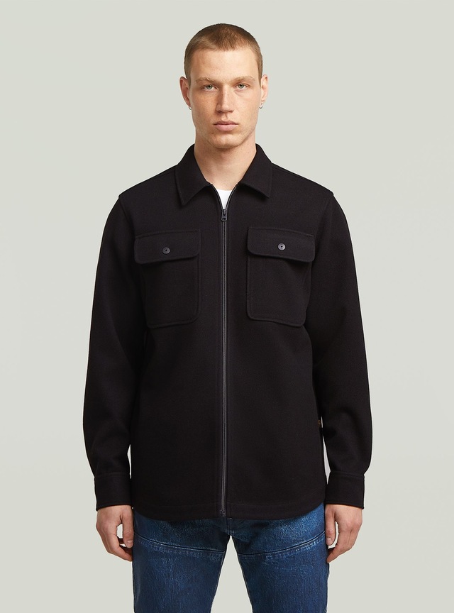 G-STAR Langarmshirt »GPO Zip Overshirt«