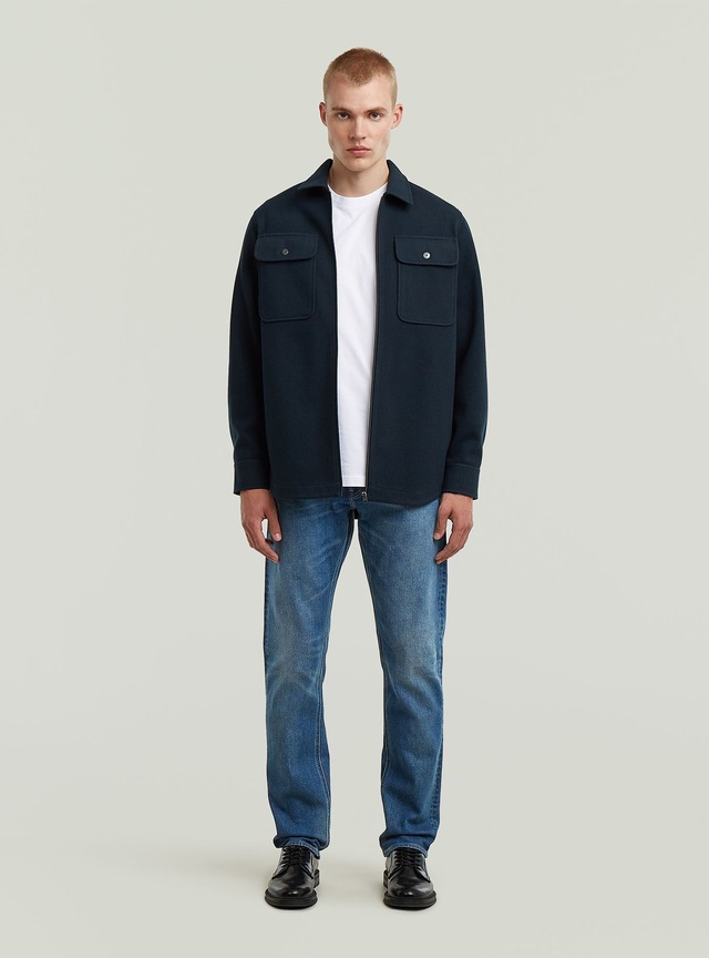 G-STAR Langarmshirt »GPO Zip Overshirt«